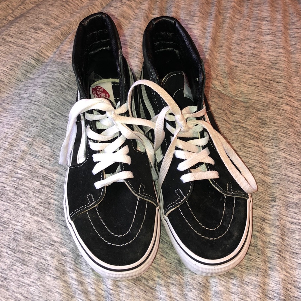 Black vans high tops